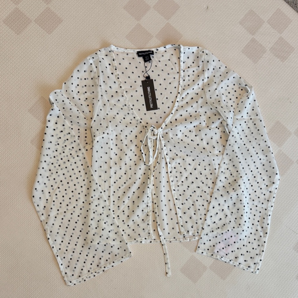 Polka dot blouse